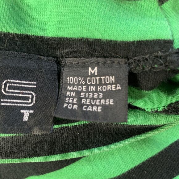 Clause Sport Womens Long Sleeve Shirt Striped Medium Turtle Neck Padded Cotton - Picture 7 of 10